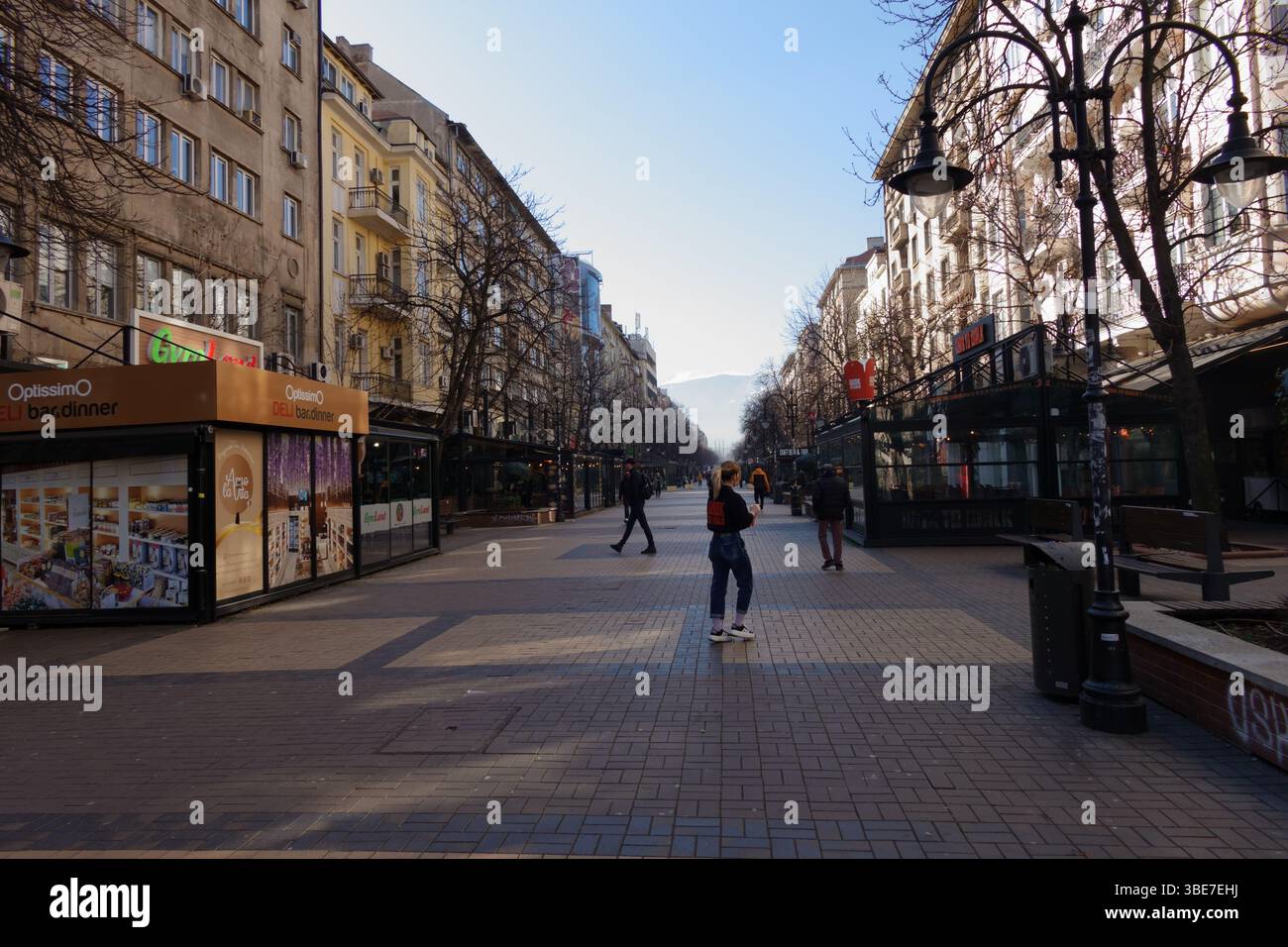 Vitosha Boulevard Foto Stock