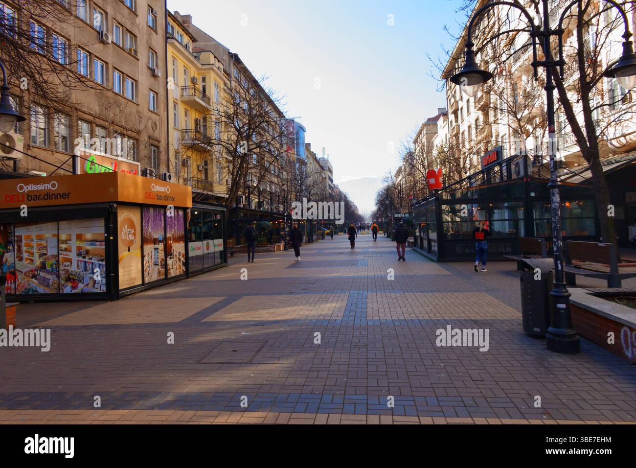 Vitosha Boulevard Foto Stock