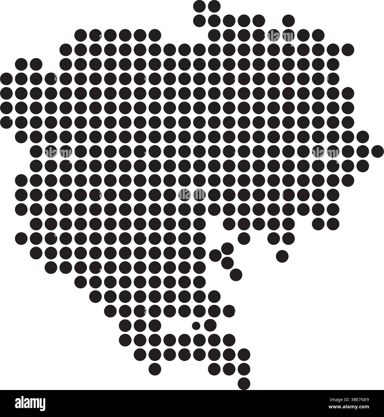 Illustrazione dell'icona Tokyo Map Element Design Illustrazione Vettoriale