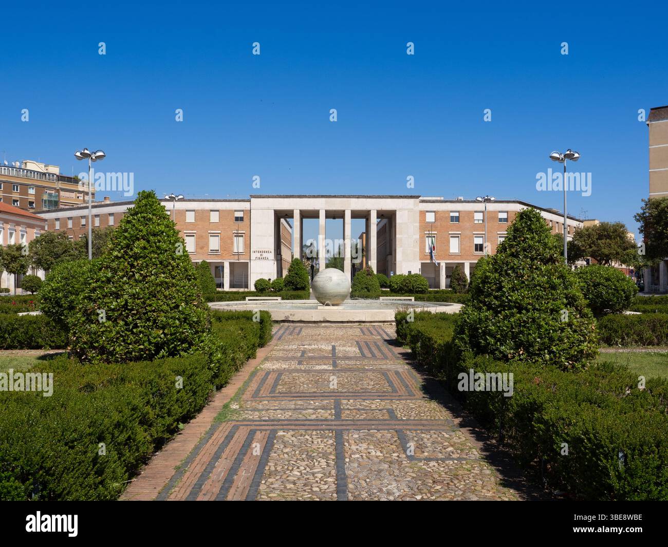 Piazza del Popolo a Latina Foto Stock