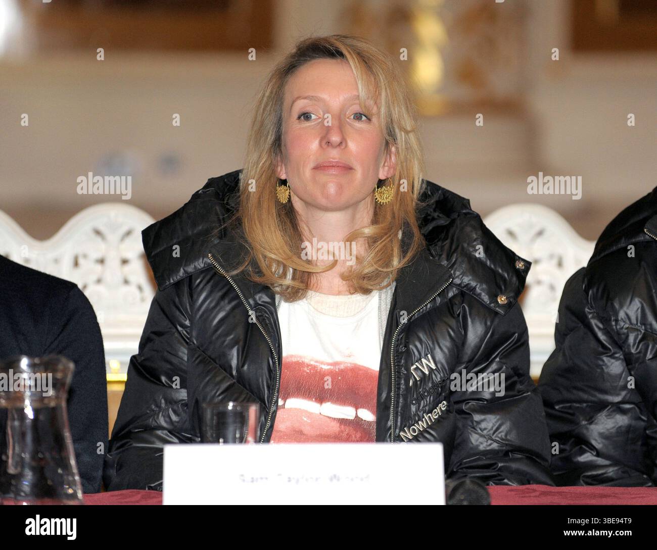 Sam Taylor- Wood a una conferenza stampa per "Nowhere Boy" a Liverpool - 13 marzo 2009 Foto Stock