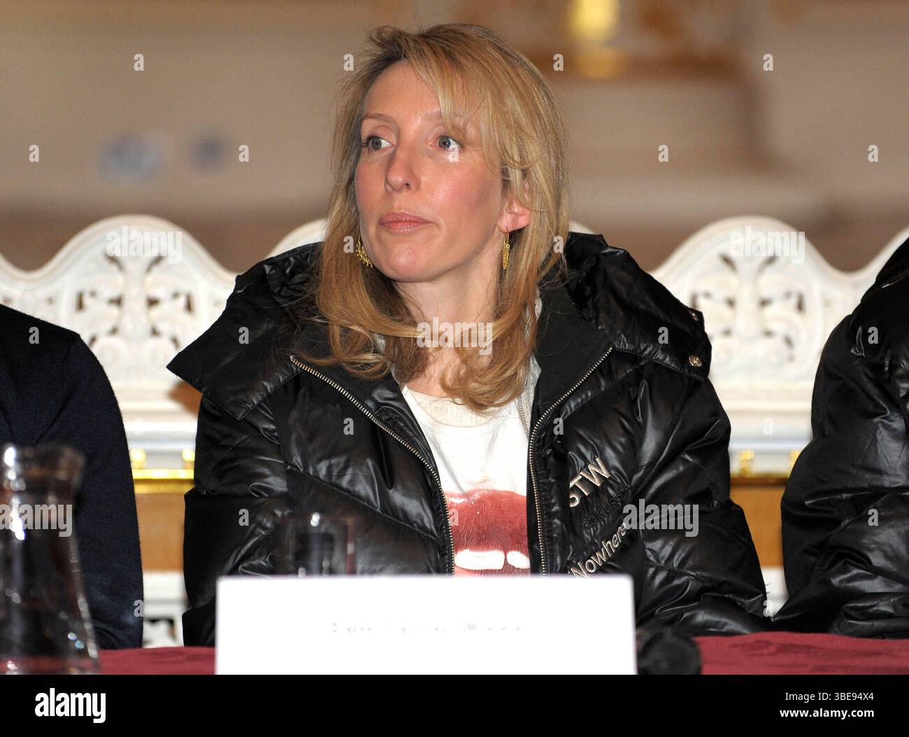Sam Taylor- Wood a una conferenza stampa per "Nowhere Boy" a Liverpool - 13 marzo 2009 Foto Stock