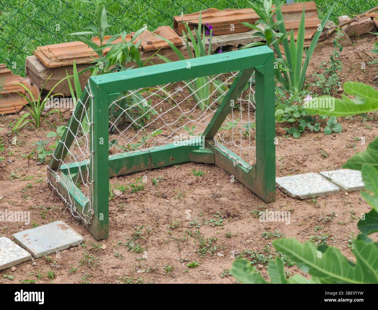 Green Goal Dreams Foto Stock