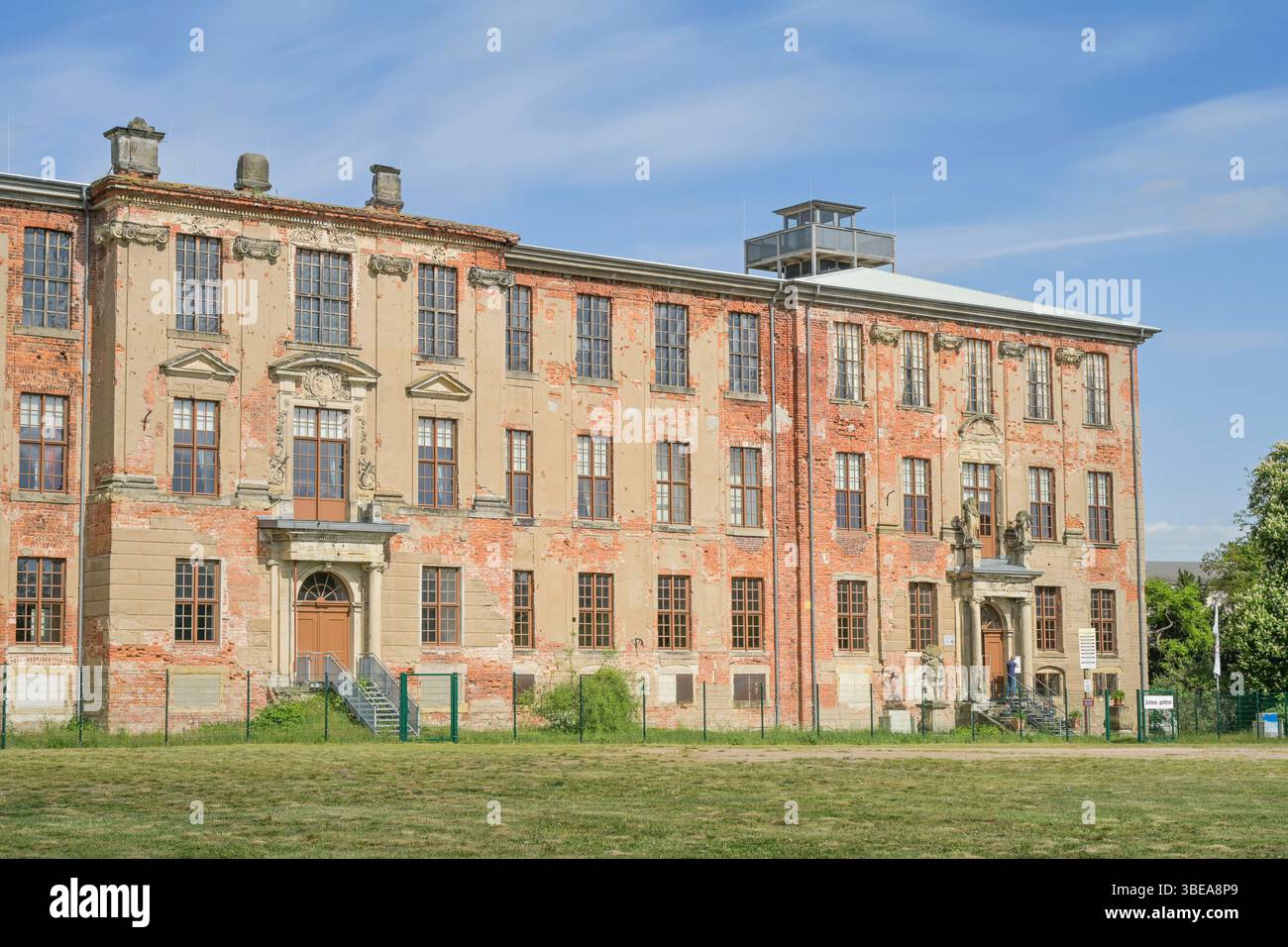 Schloß, Zerbst, Landkreis Anhalt-Bitterfeld, Sachsen-Anhalt, Deutschland *** Castello, Zerbst, distretto di Anhalt Bitterfeld, Sassonia-Anhalt, Germania Foto Stock