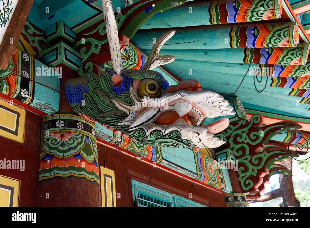 Tempio Baekyangsa Naejangsan nel Parco Nazionale,Corea del Sud. Foto Stock