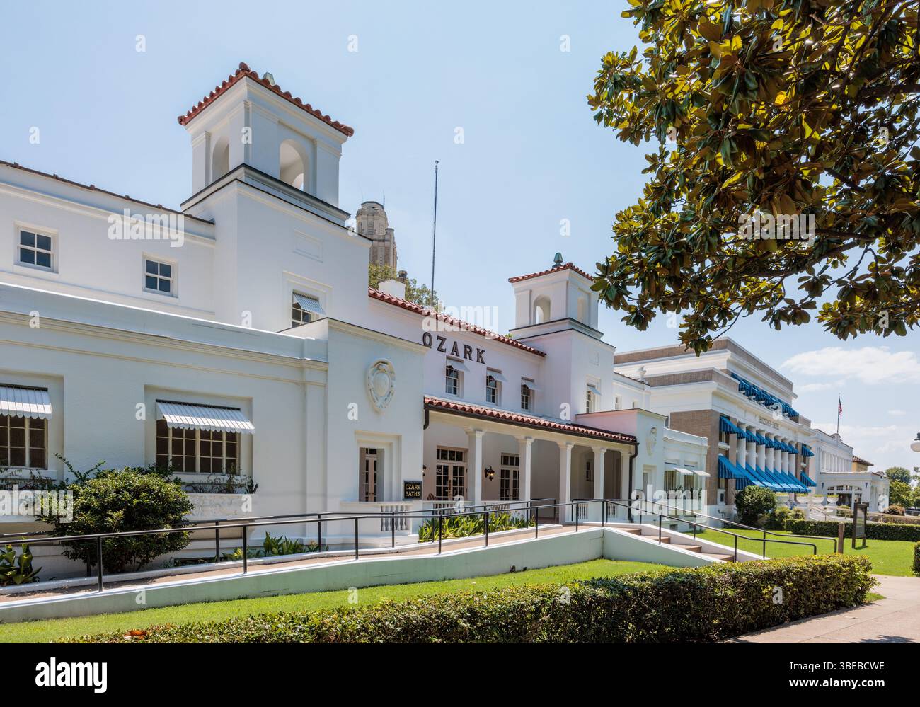 National Park possedeva Ozark a Bathhouse Row e veniva utilizzato come centro culturale sulla Central Avenue a Hot Springs, Arkansas, USA Foto Stock