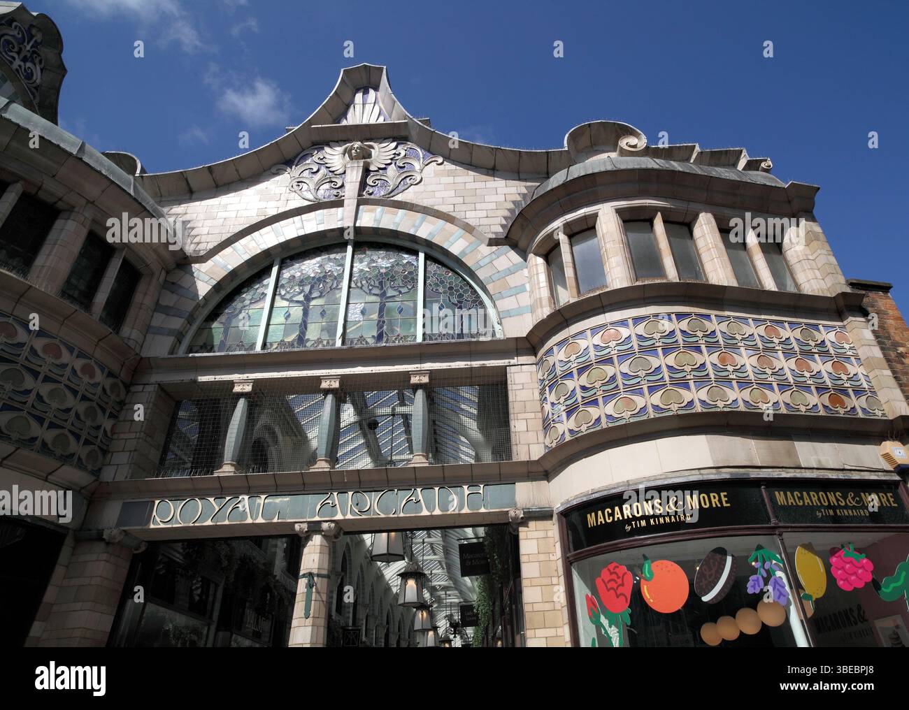 Il Royal Arcade, Norwich. Foto Stock