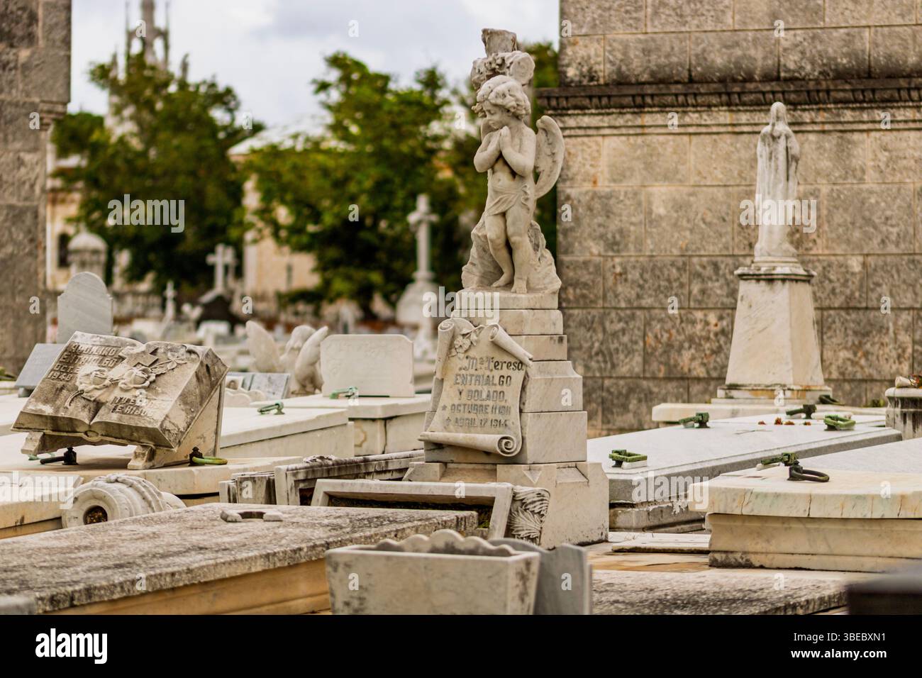 Cimitero Cristoforo Colombo (Cemetario de Colon) a l'Avana, Cuba Foto Stock