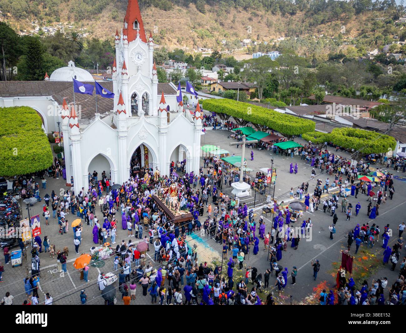 Semana Santa en la Antigua Guatemala celebrazioni della settimana Santa ad Antigua Guatemala Foto Stock