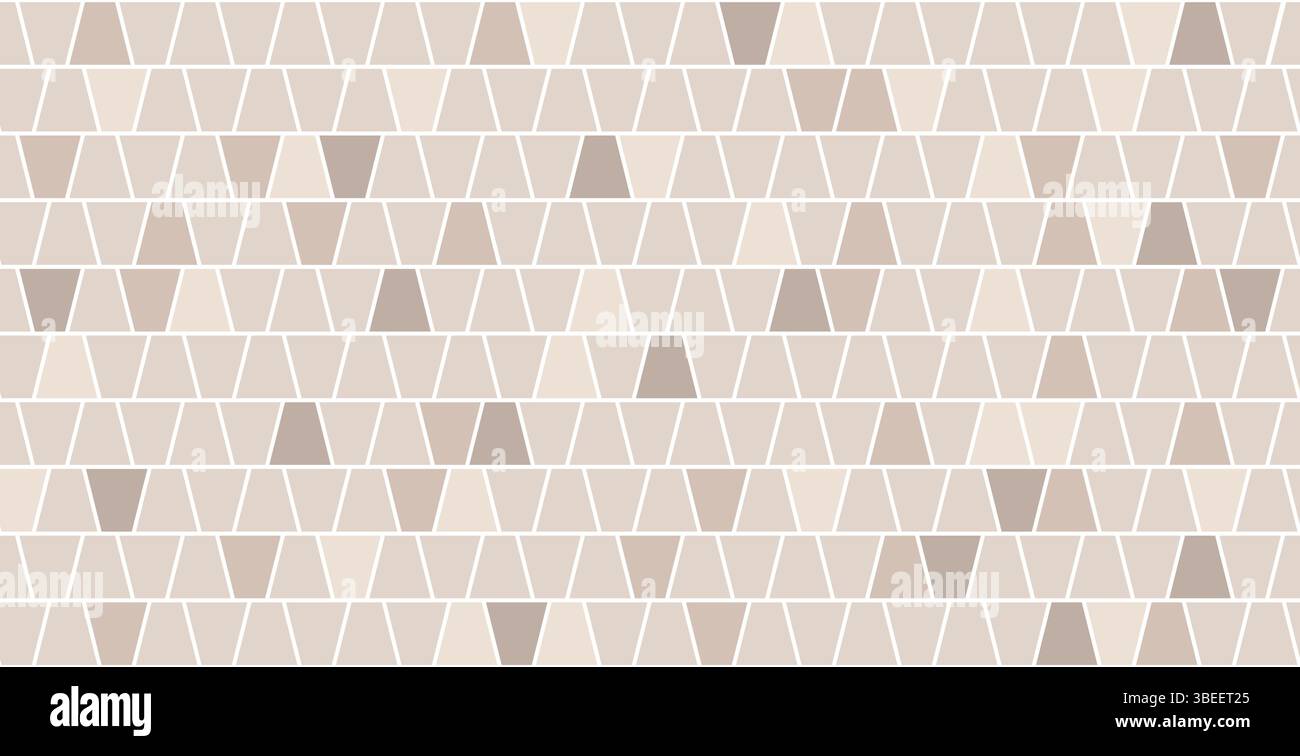 Motivo senza cuciture in pietra lastricata. Texture piastrelle di pavimentazione. Sfondo a mosaico in pietra. Struttura interna del pavimento in ciottoli. Blocca l'antico ornamento del marciapiede. Vettore Illustrazione Vettoriale