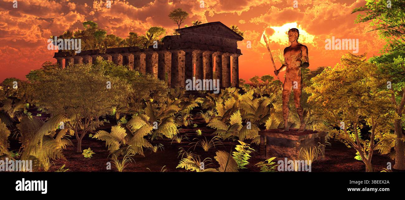 Tempio antico Foto Stock