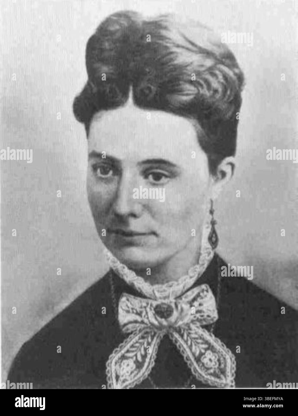 Catherine McCarty Antrim era la madre di Billy the Kid, una figura centrale del Vecchio West americano, attiva durante la seconda metà del XIX secolo. Foto Stock