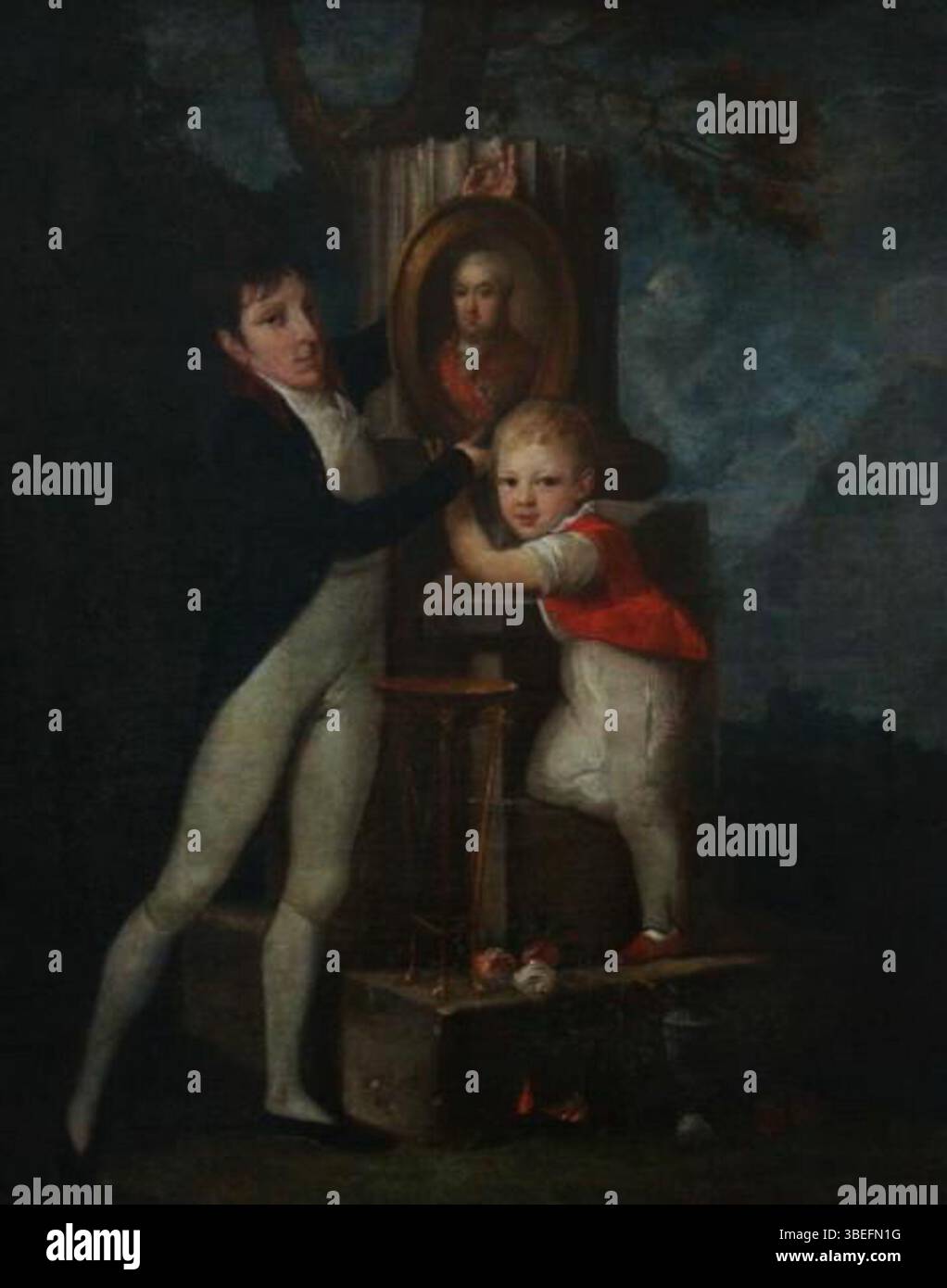 Il titolo si riferisce a un record storico o evento che copre diversi periodi di tempo, in particolare tra 1783-1848, 1795-1801, e 1741/1748-1801. I numeri sembrano denotare periodi storici chiave o eventi importanti legati al XVIII e all'inizio del XIX secolo. Foto Stock