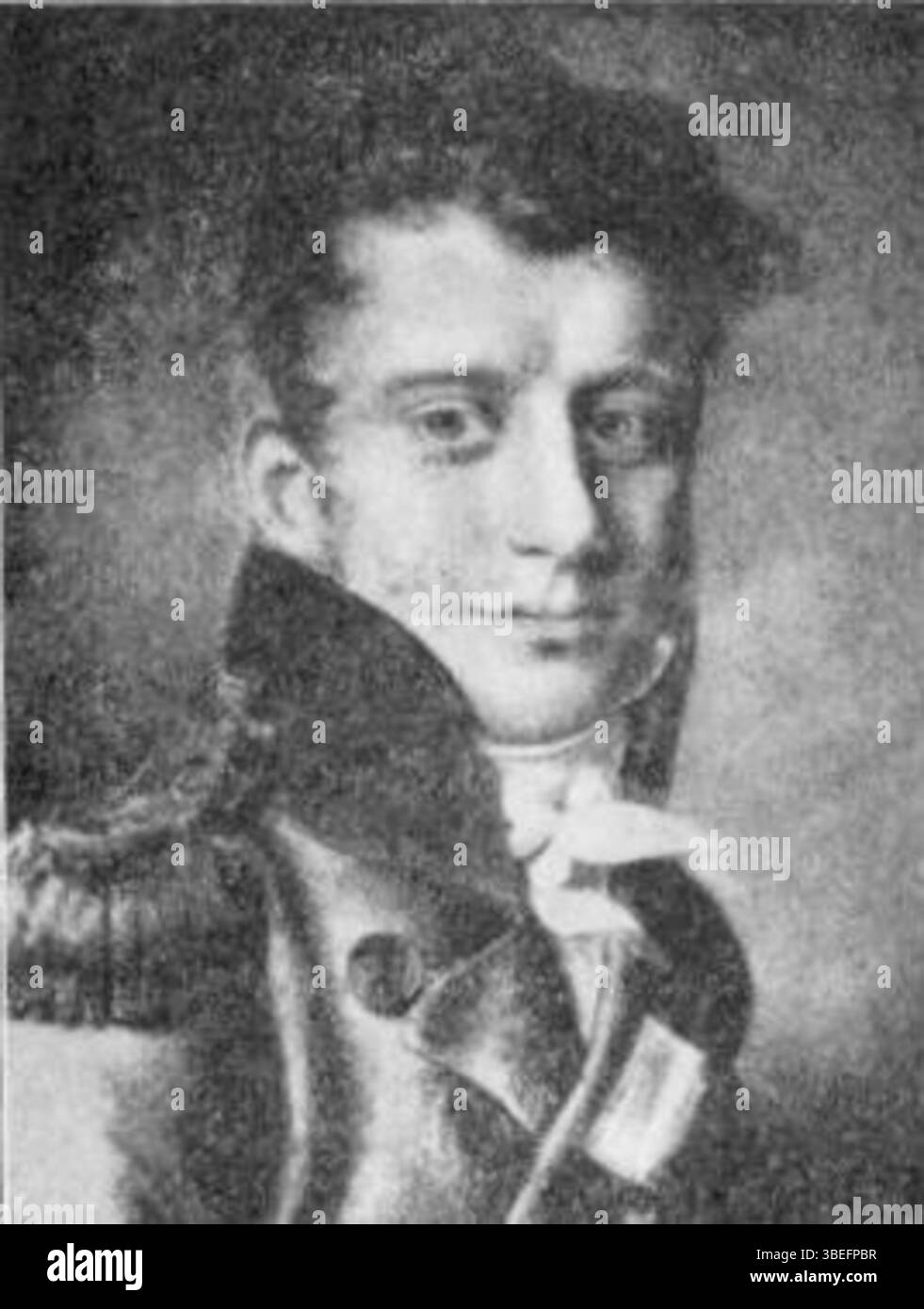 Broder Knud Wigelsen (1787 – 1867) è stato un ufficiale navale danese attivo all'inizio del XIX secolo, noto per il suo servizio nella Royal Danish Navy. Foto Stock