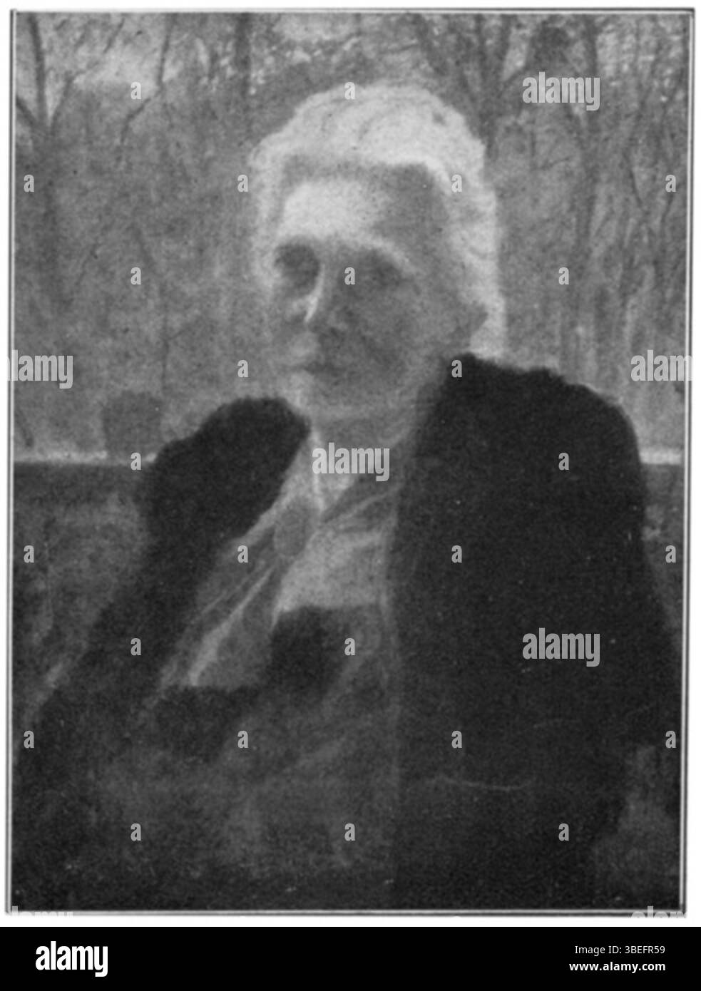 Autoritratto dipinto nel 1930 da Marie Heineken, che mostra il suo stile artistico e la sua identità di artista visiva. Foto Stock