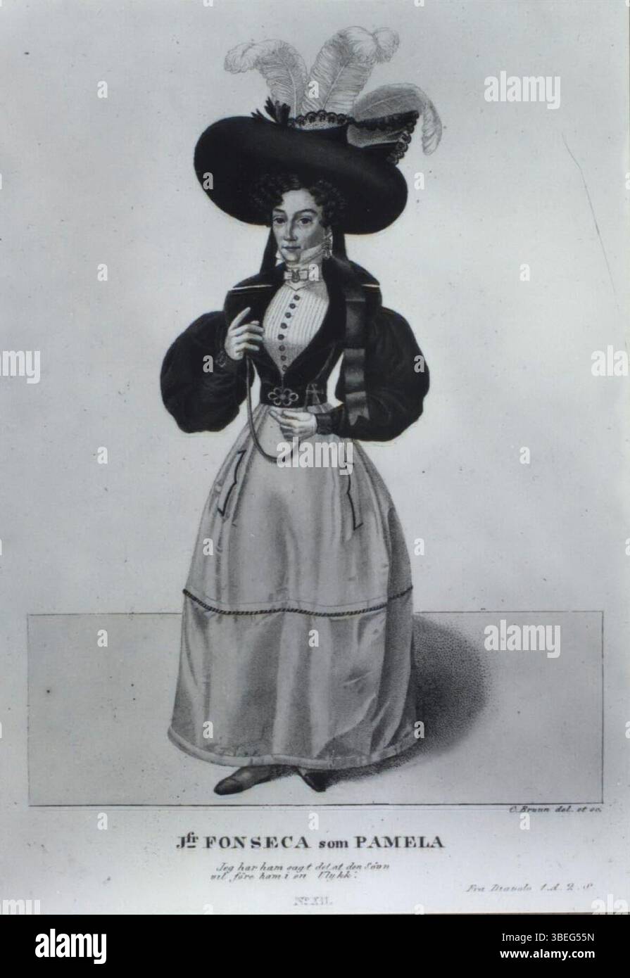 Ida Henriette da Fonseca è stata una notevole compositrice e cantante del XIX secolo. I suoi contributi alla musica durante questo periodo riflettono i movimenti culturali e artistici del suo tempo. Foto Stock