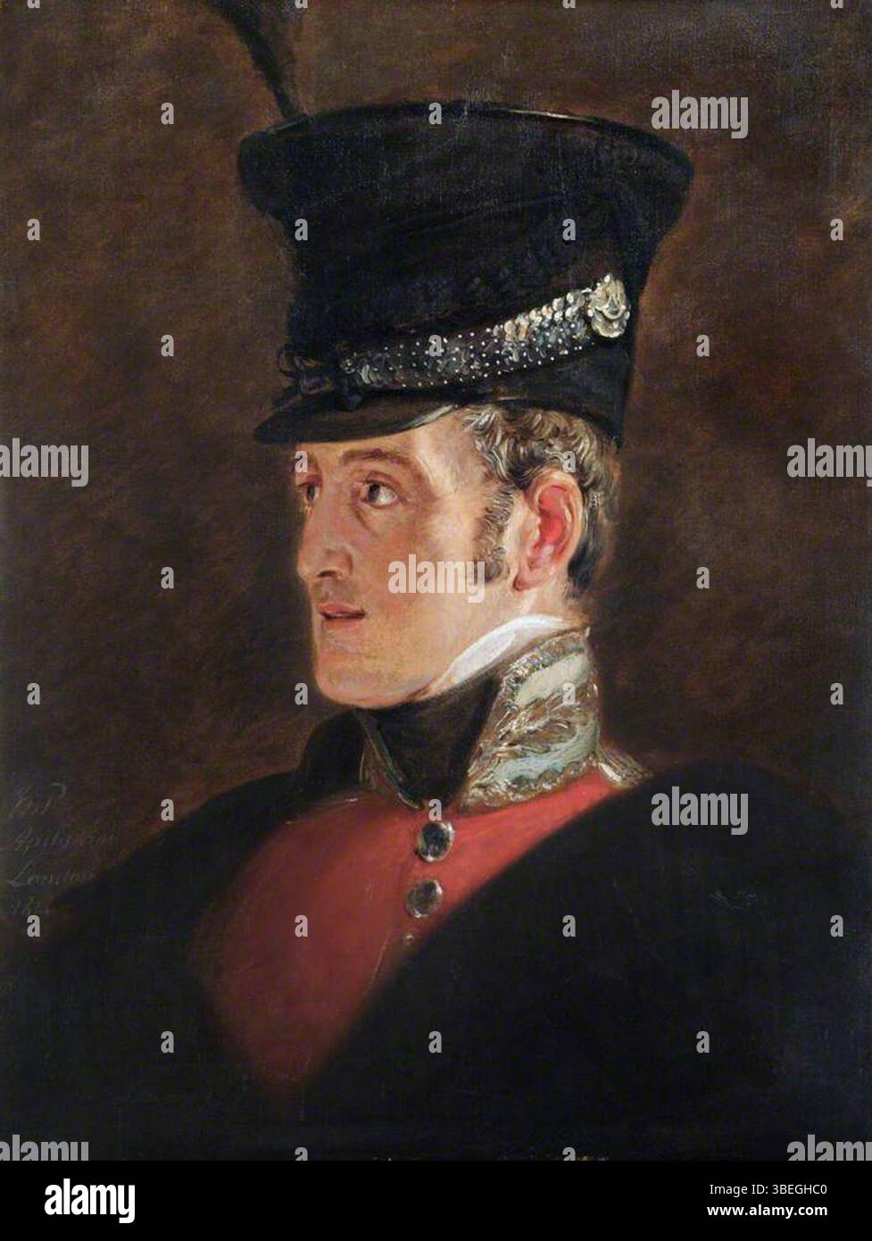 Pieneman, Jan Willem; Feldmaresciallo Sir John Colborne (1778-1863), i barone Seaton, GCB, GCH; English Heritage, The Wellington Collection, Apsley House; http://www.artuk.org/artworks/field-marshal-sir-john-colborne-17781863-1st-baron-seaton-gcb-gch-144326 Foto Stock