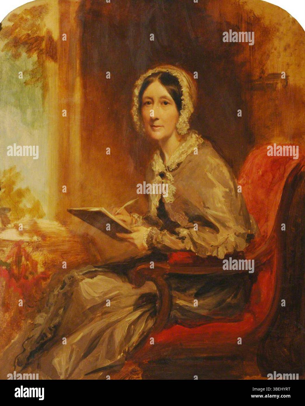 Somerville, Mary; Autoritratto; Somerville College, Università di Oxford; http://www.artuk.org/artworks/self-portrait-223477 Foto Stock