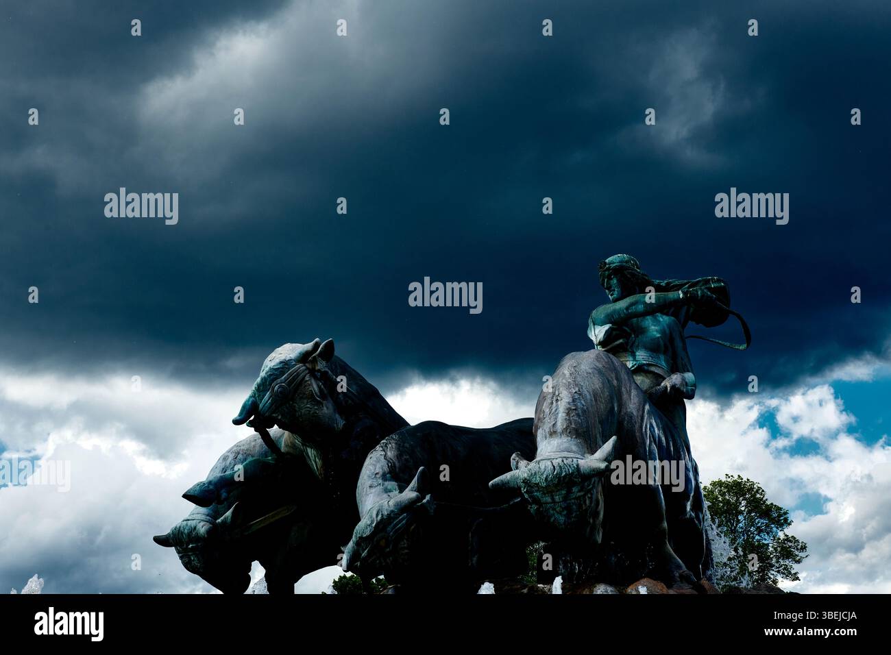 Gefion Fountain, Gefionspringvandet, Copenhagen Foto Stock