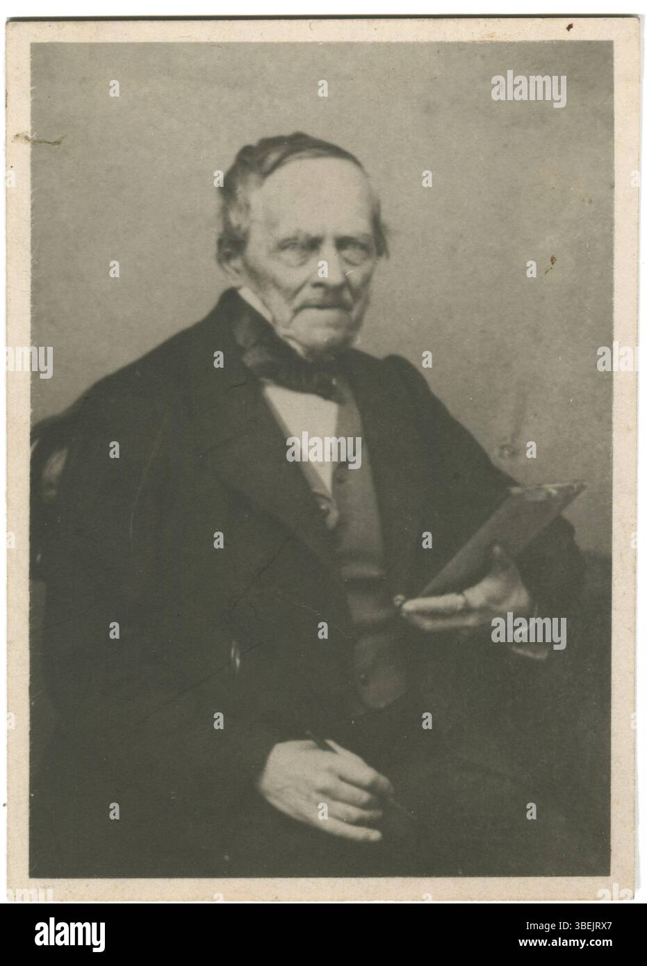 Una fotografia della metà del XIX secolo di Carl Sigismund Walther, il nonno di Lilly Walther. L'immagine è archiviata presso il Tartu Art Museum e offre uno scorcio raro sulla storia della famiglia Walther. Foto Stock