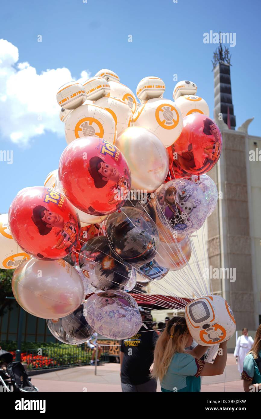 Mongolfiere Walt Disney World Foto Stock