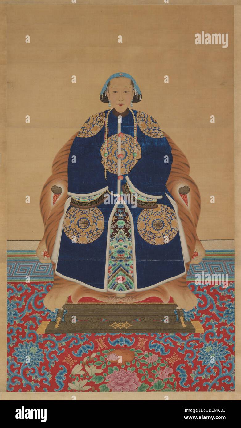 ; Cina; XIX-inizio XX secolo; inchiostro e colori sulla seta; H x P (pittura): 161,2 x 94,9 cm (63 7/16 x 37 3/8 pollici); acquisto--Smithsonian Collections Acquisition Program, e dono parziale di Richard G. Pritzlaff Foto Stock