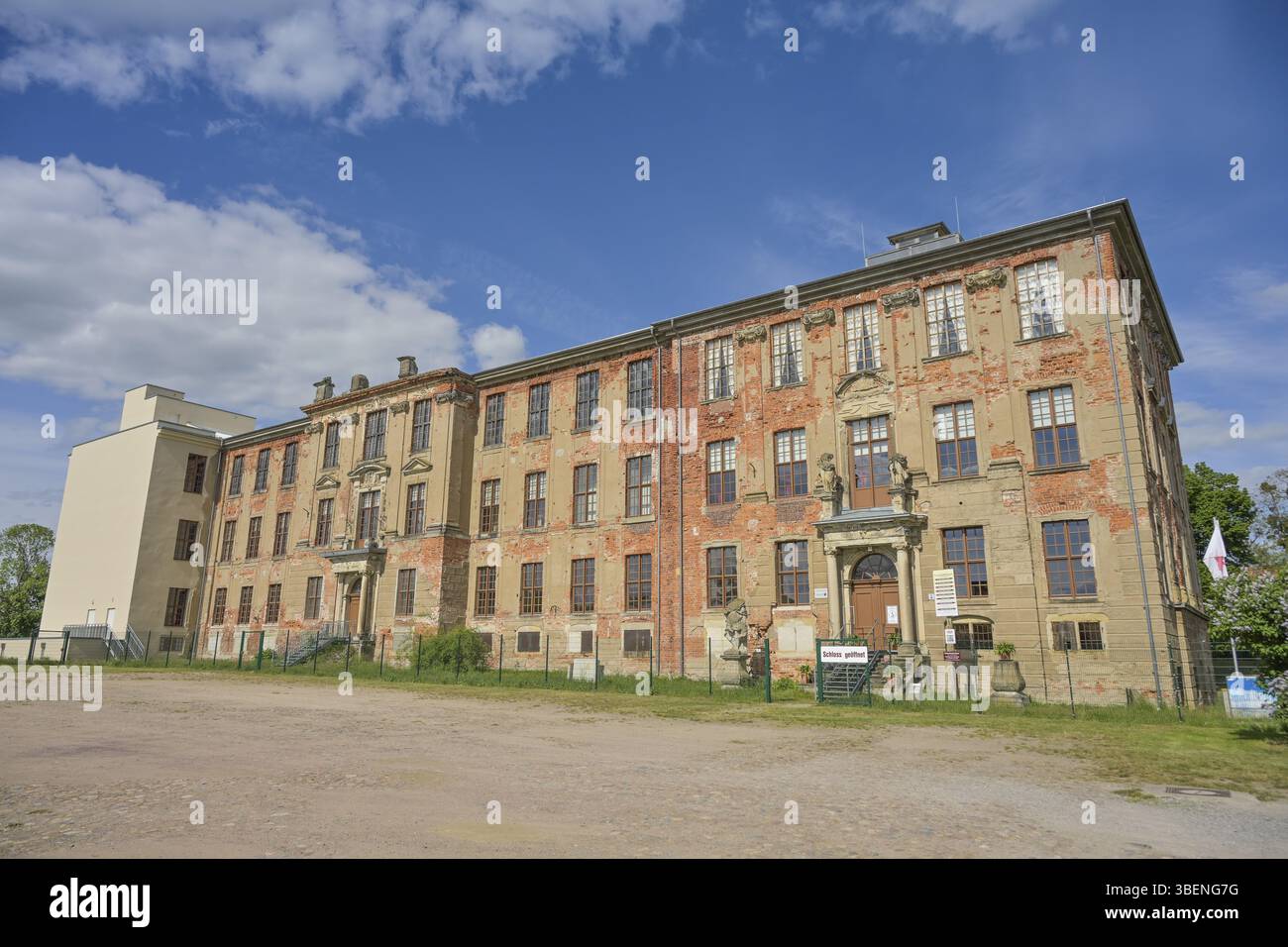Castello, Zerbst, distretto di Anhalt-Bitterfeld, Sassonia-Anhalt, Germania, Europa Foto Stock