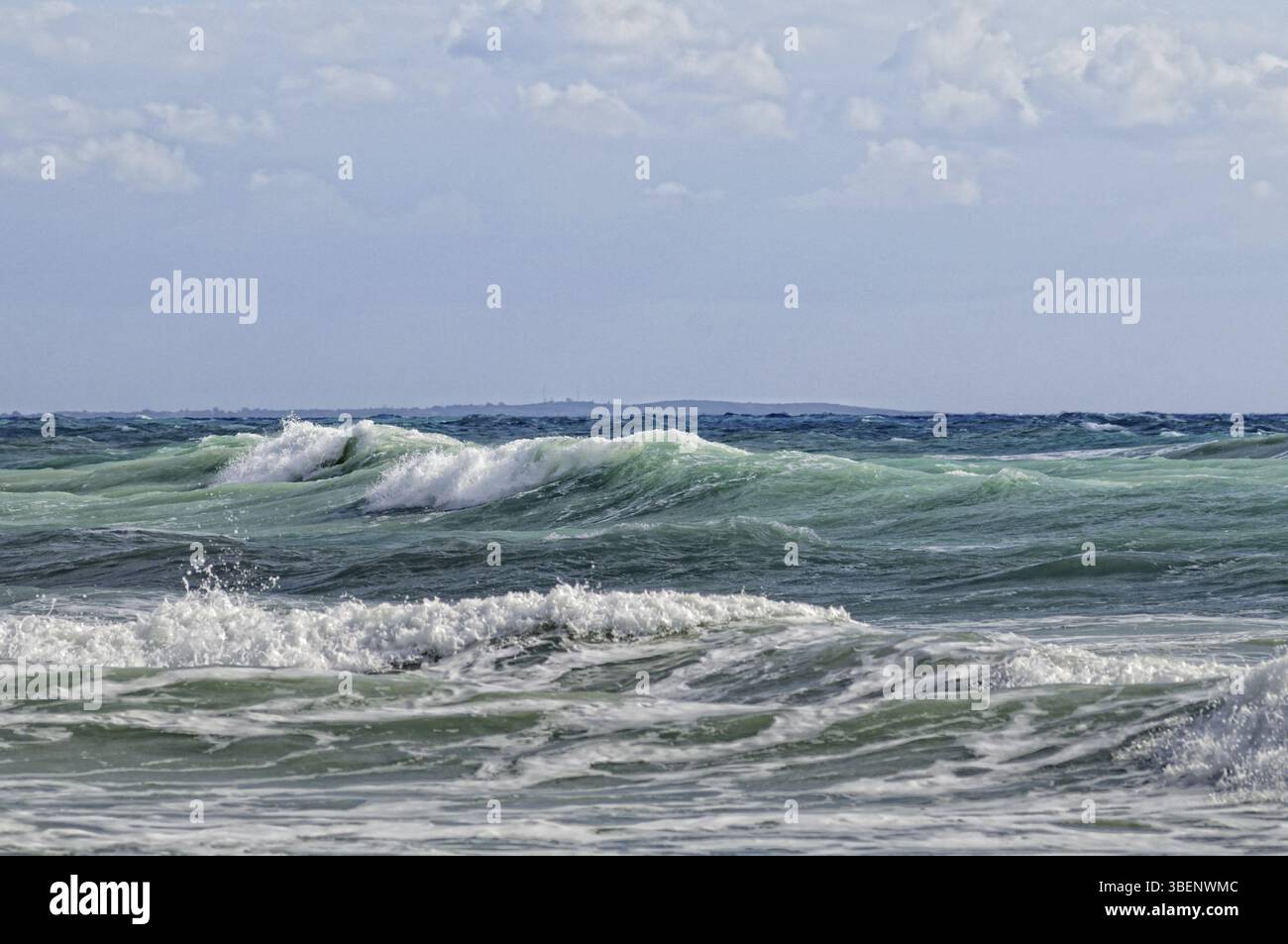 Forza naturale del mare Foto Stock