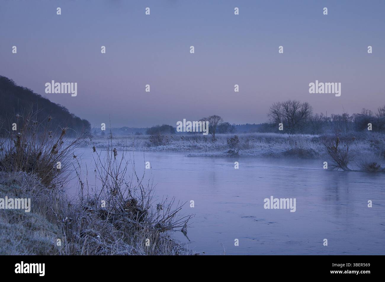 Alba sulla Ruhr 3 Foto Stock