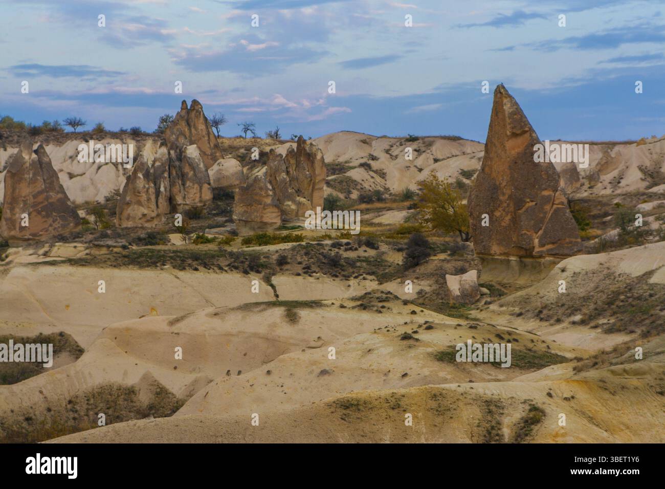 TURCHIA CAPPADOCIA DAL PUNTO DI VISTA DI UN UCCELLO Foto Stock