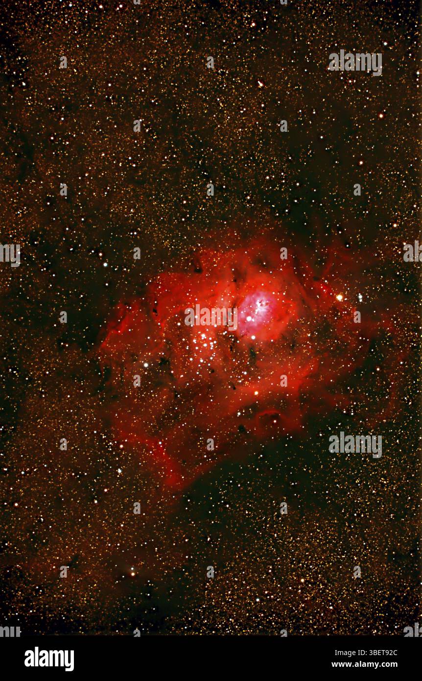 Nebulosa Lagoon - M 8 (Messier 8) Foto Stock