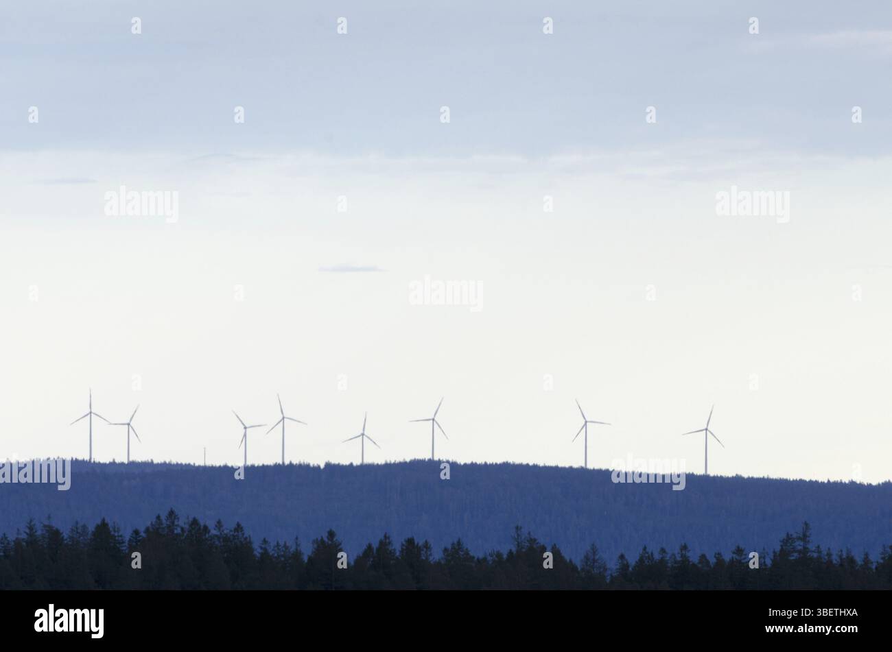 Energia eolica Foto Stock