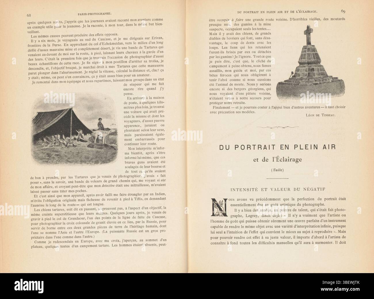 Fotoreproduzione di un disegno di un monumento funerario, stampa fotomeccanica, riproduzione, pagina, foto, libri illustrati fotografici, altezza 67 mm, larghezza 62 mm, maker, 1882 - 1892, carta, tipo automatico, disegnatore intermedio Foto Stock