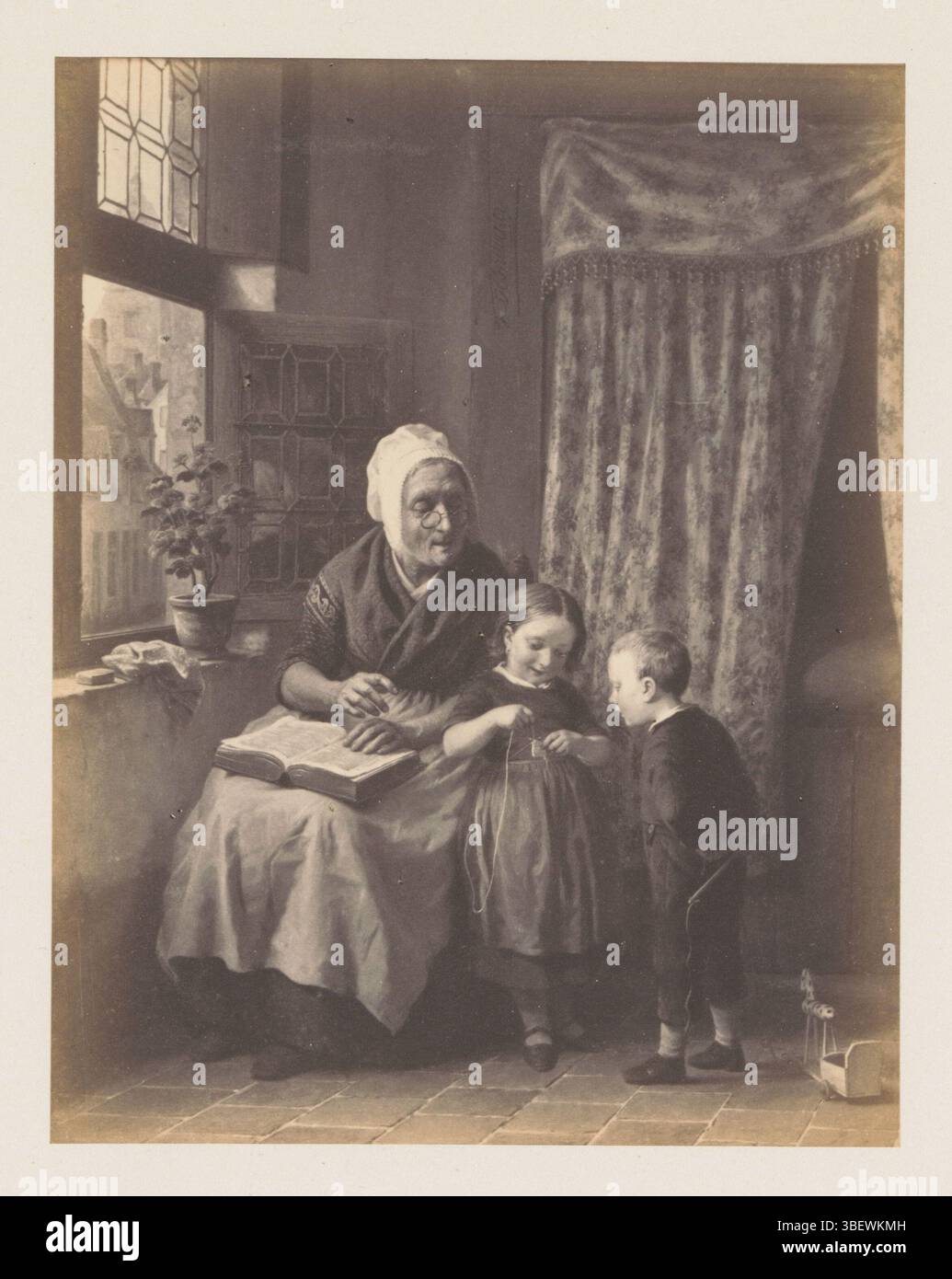 De Bruycker, Fotoriproduzione de la lecon applicatione van de Bruycker, fotografia, fotografia, riproduzione, pagina, foto, libri fotografici illustrati, altezza 152 mm, larghezza 119 mm, fotografo, 1858 - 1863, carta fotografica, carta fotografica, stampa albume, stampa albumina Foto Stock