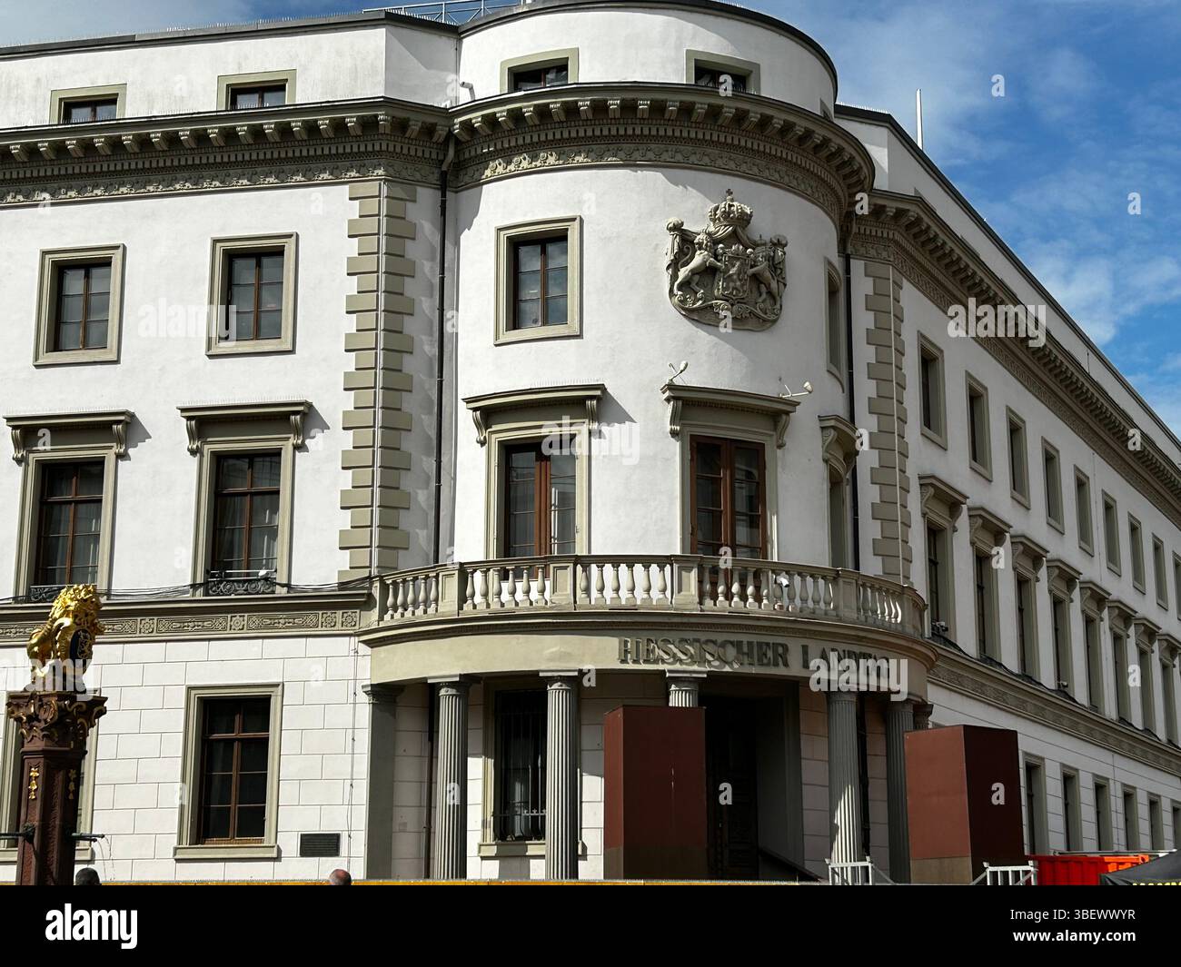 Hessischer Landtag o il Parlamento dello Stato dell'Assia, il Palazzo della città di Wiesbaden, Germania, Europa, UE Foto Stock