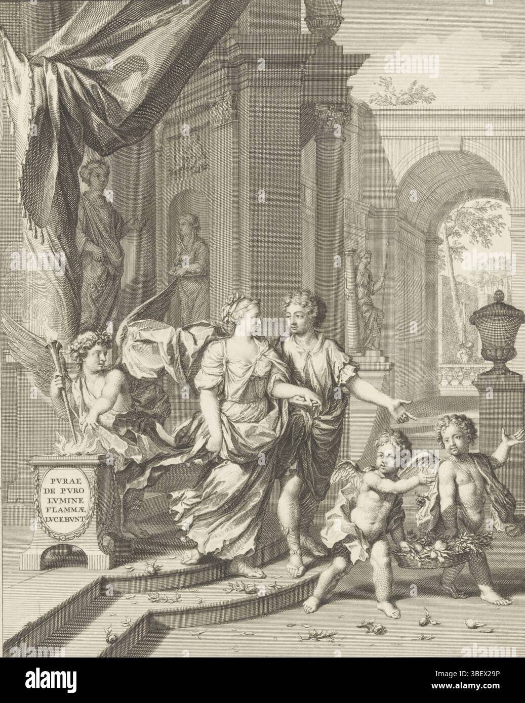 Staten van Holland en West-Friesland, Schenk, Petrus, Kuchin een sineesche stadt in het lanternschap Pechino, aen de River Guei, la volta comune dei rifugiati di Sina e Corea, Kuchin urbs regione Pechino, faccia sulla città cinese di Tianjin, verso - timbrato, faccia sul porto di Tianjin, con alcune navi a vela (europee), e costruzione sullo sfondo, stampa, topografia, stampe, topografia, stampe. altezza 216 mm, larghezza 267 mm, macchina di stampa, 1702 - 17022, carta, incisione, incisione (processo di stampa), incisione, incisione, pubblicazione (evento), pubblicazione, editore, emittente, emittente di privilegi Foto Stock