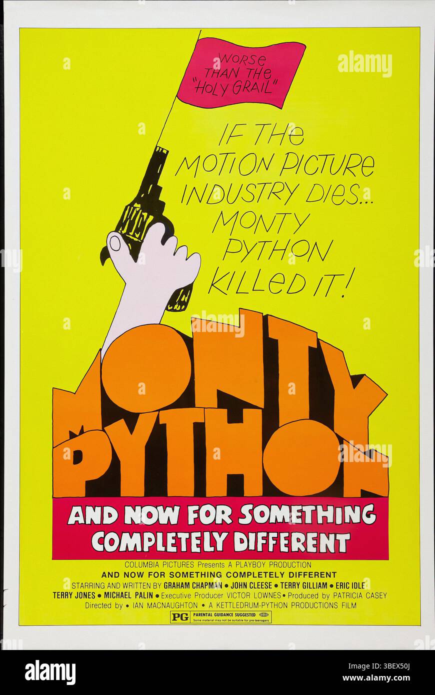 MONTY PYTHON E ORA PER QUALCOSA DI COMPLETAMENTE DIVERSO - Original Movie poster Foto Stock