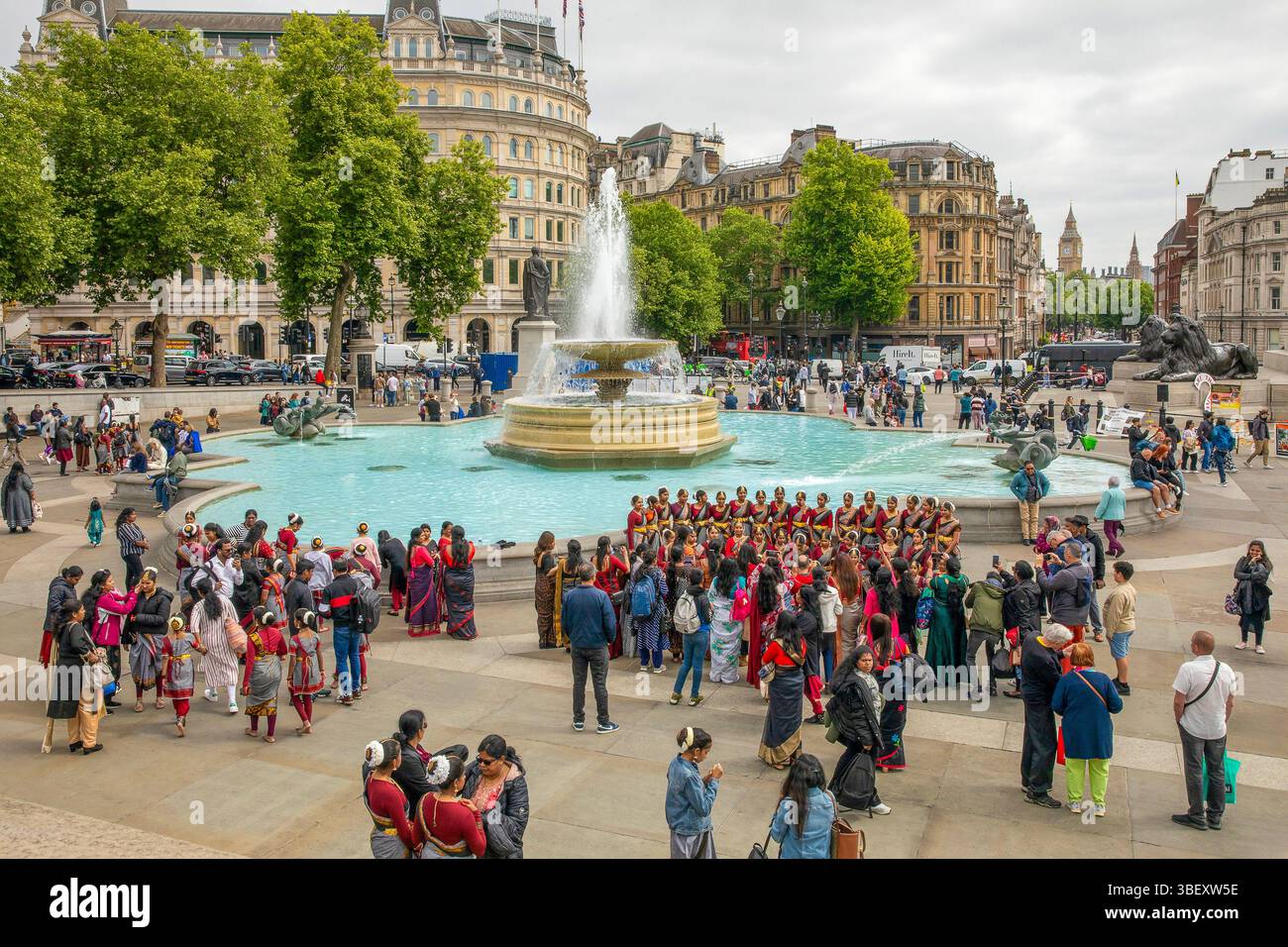 Trafalgar Square Londra Foto Stock