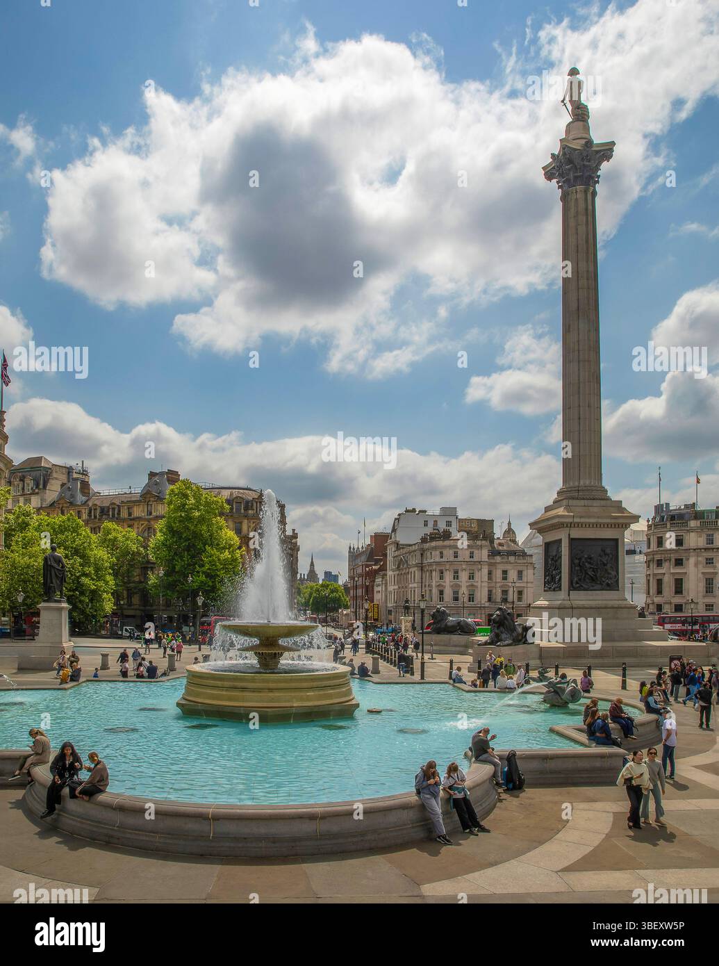 Trafalgar Square Londra Foto Stock