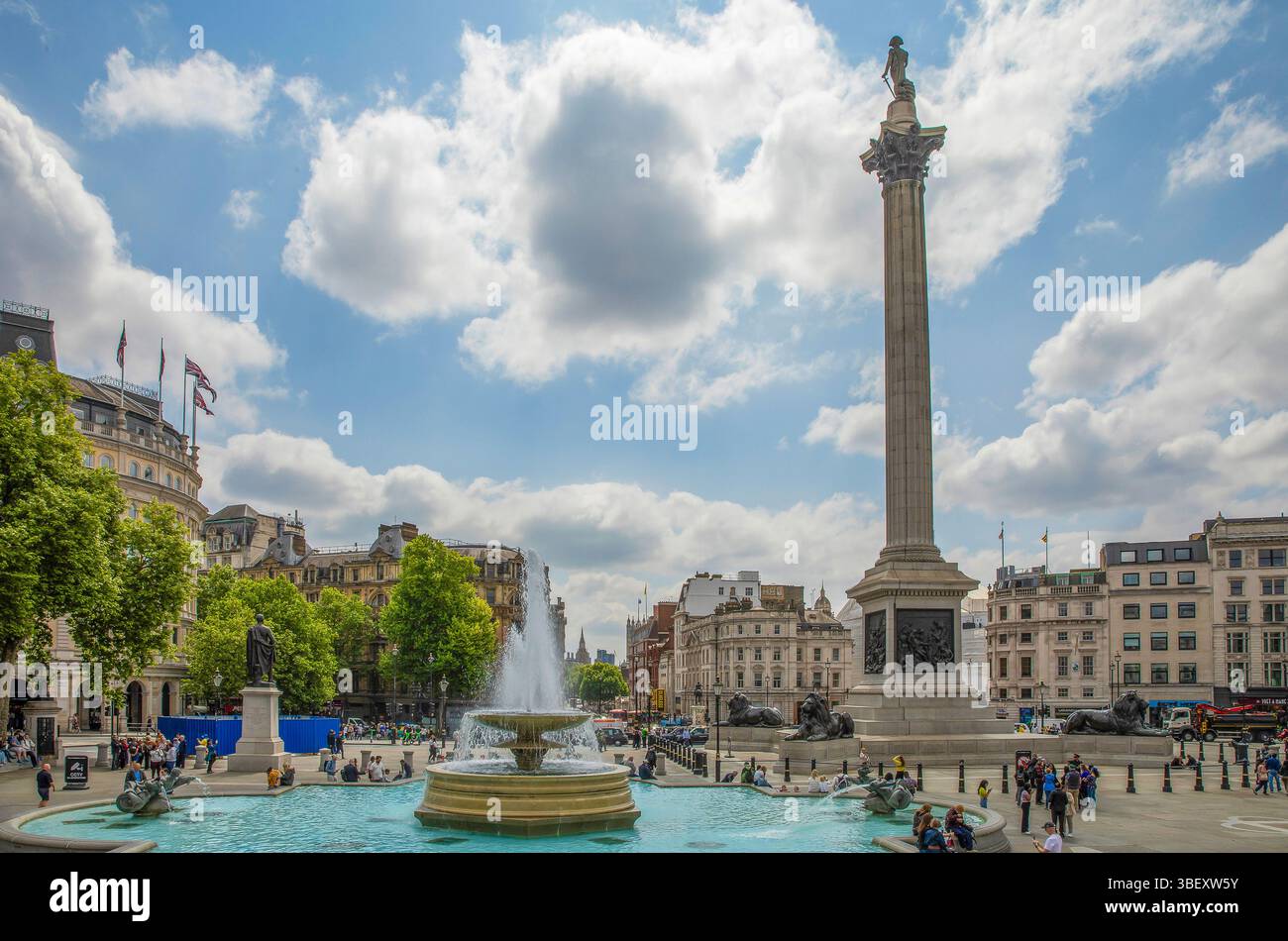 Trafalgar Square Londra Foto Stock