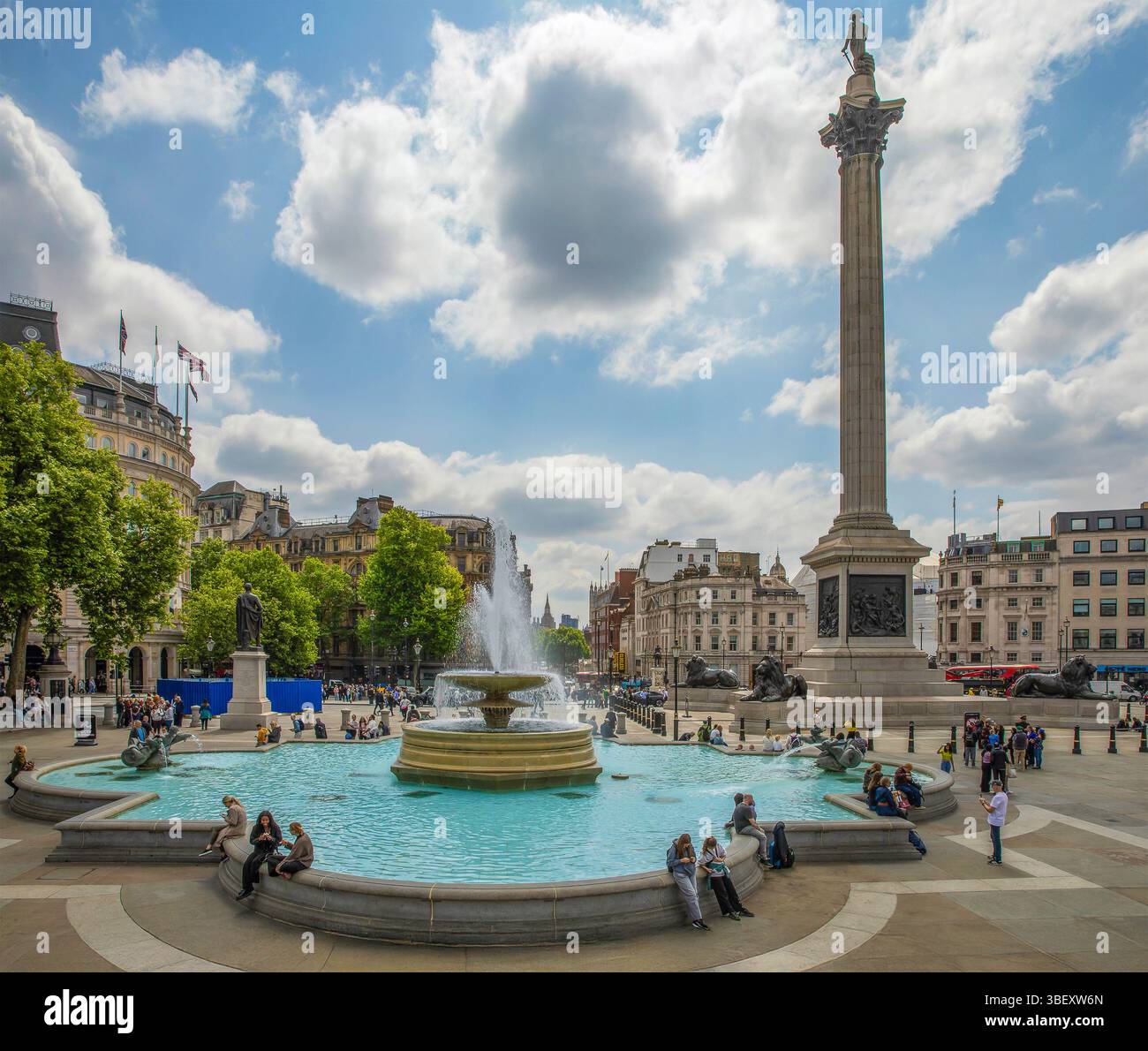 Trafalgar Square Londra Foto Stock