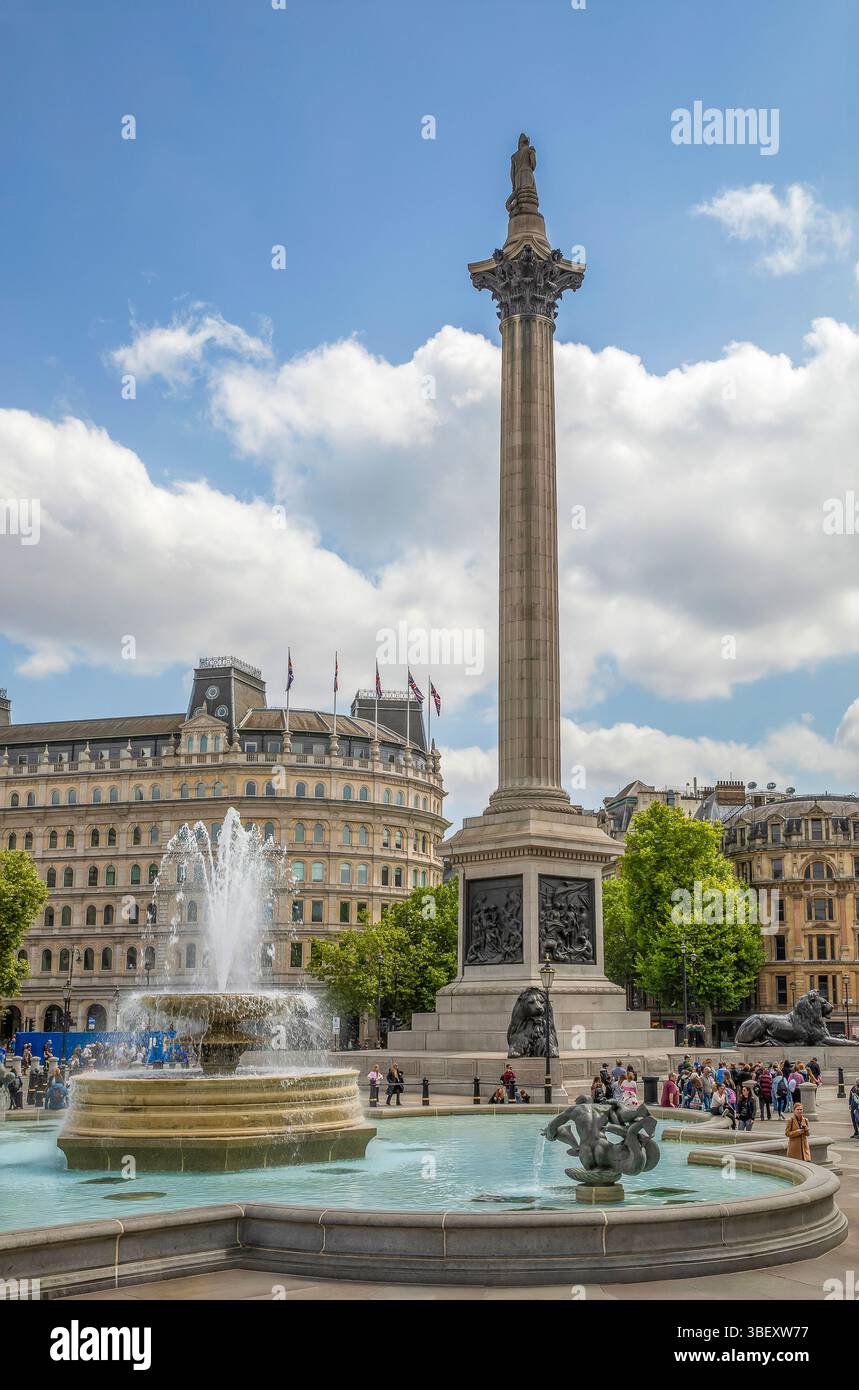 Trafalgar Square Londra Foto Stock