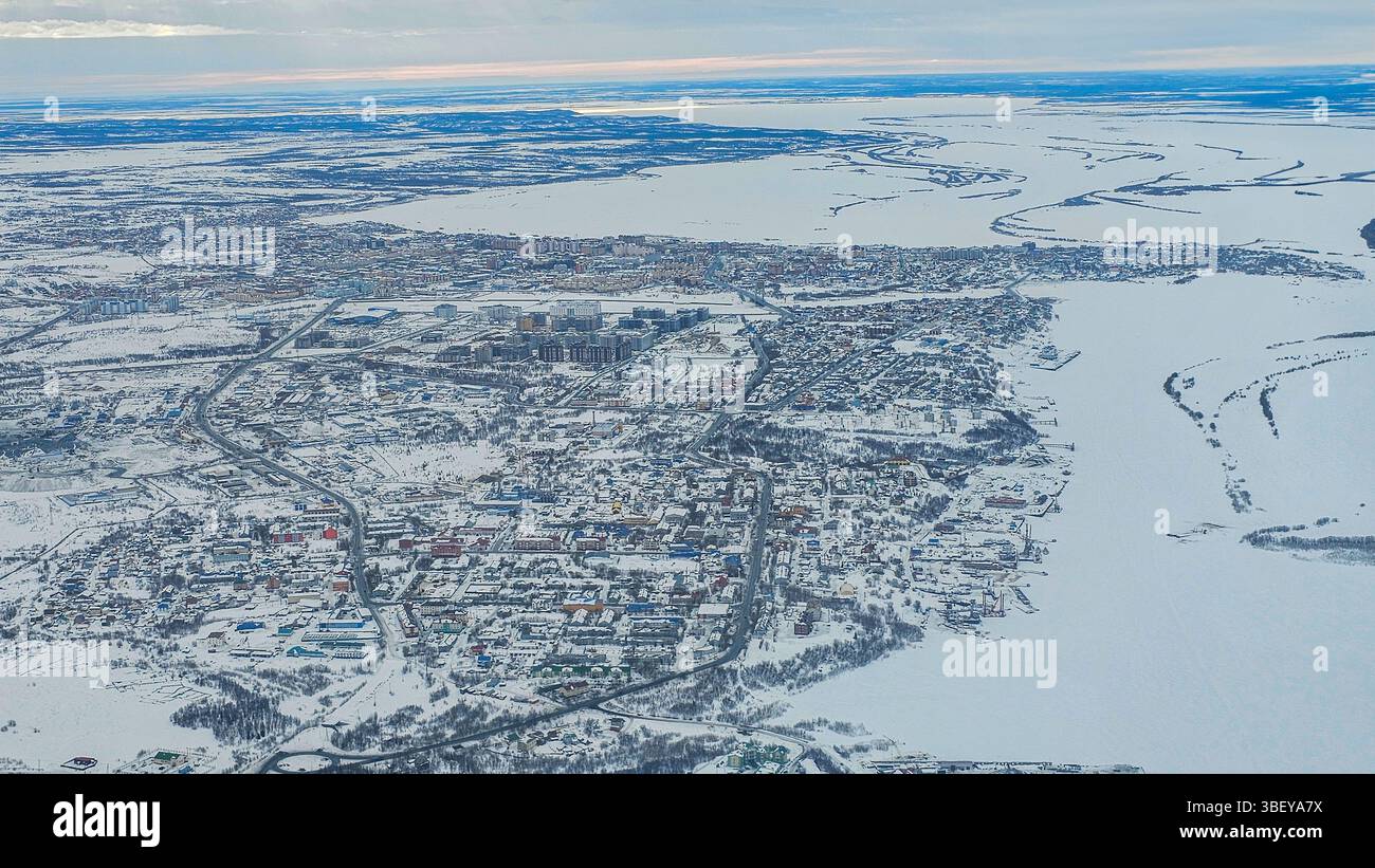 Aerea di Syktyvkar, Repubblica di Komi, Russia Foto Stock
