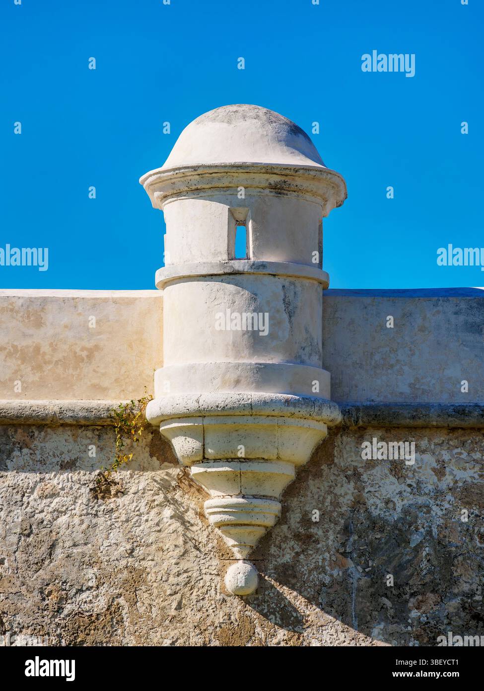 Mura difensive della città vecchia, Campeche City, Campeche State, Messico Foto Stock