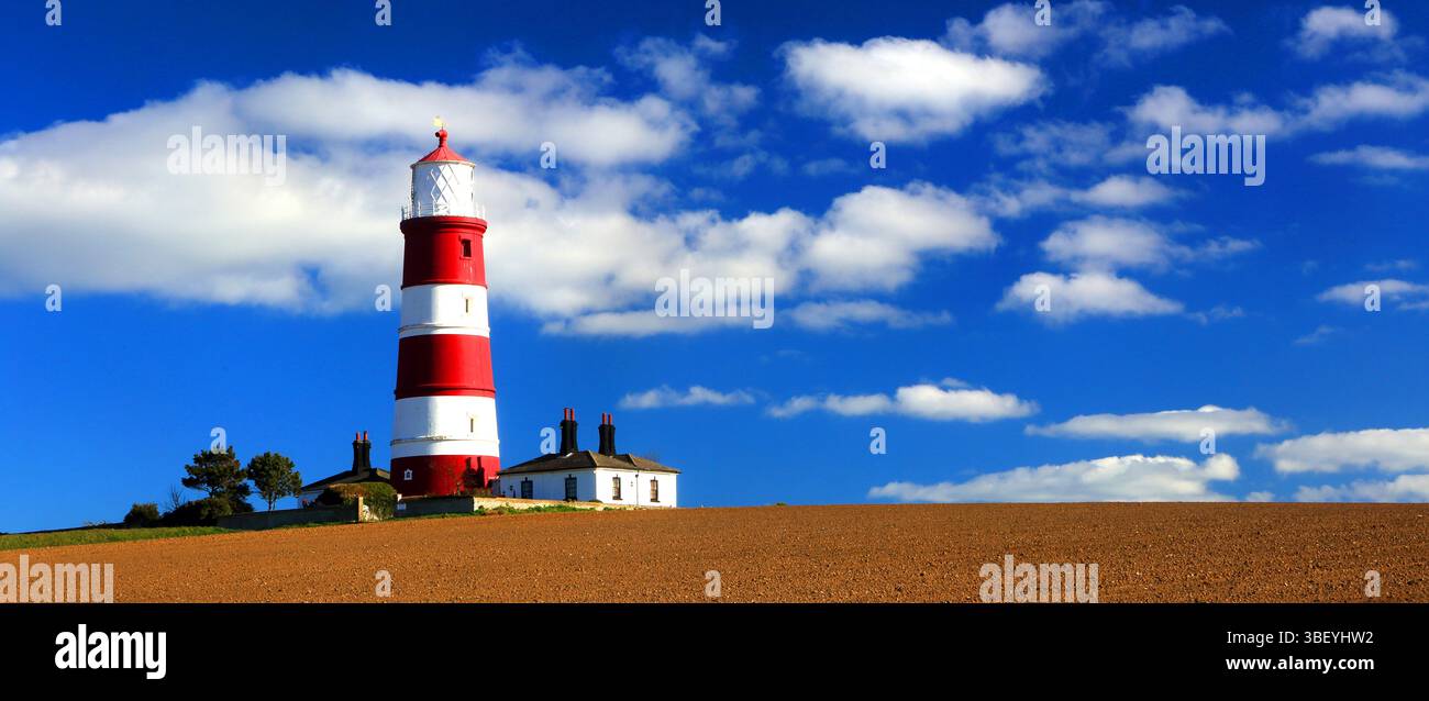 Happisburgh Lighthouse, Norfolk Foto Stock