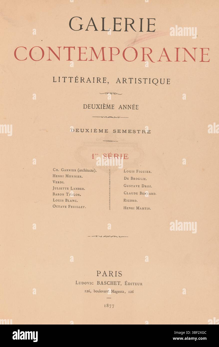 Galleria contemporanea: litteraire, Artistique, Gallery contemporaryine: litteraire, libro, foto, libri illustrati fotografici, altezza 358 mm, larghezza 288 mm, spessore, 35 mm Foto Stock