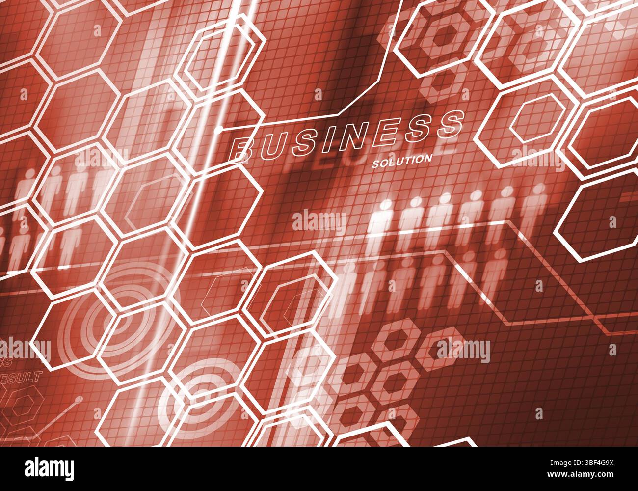 Sfondo digitale immagine presentando moderni concetti di business Foto Stock