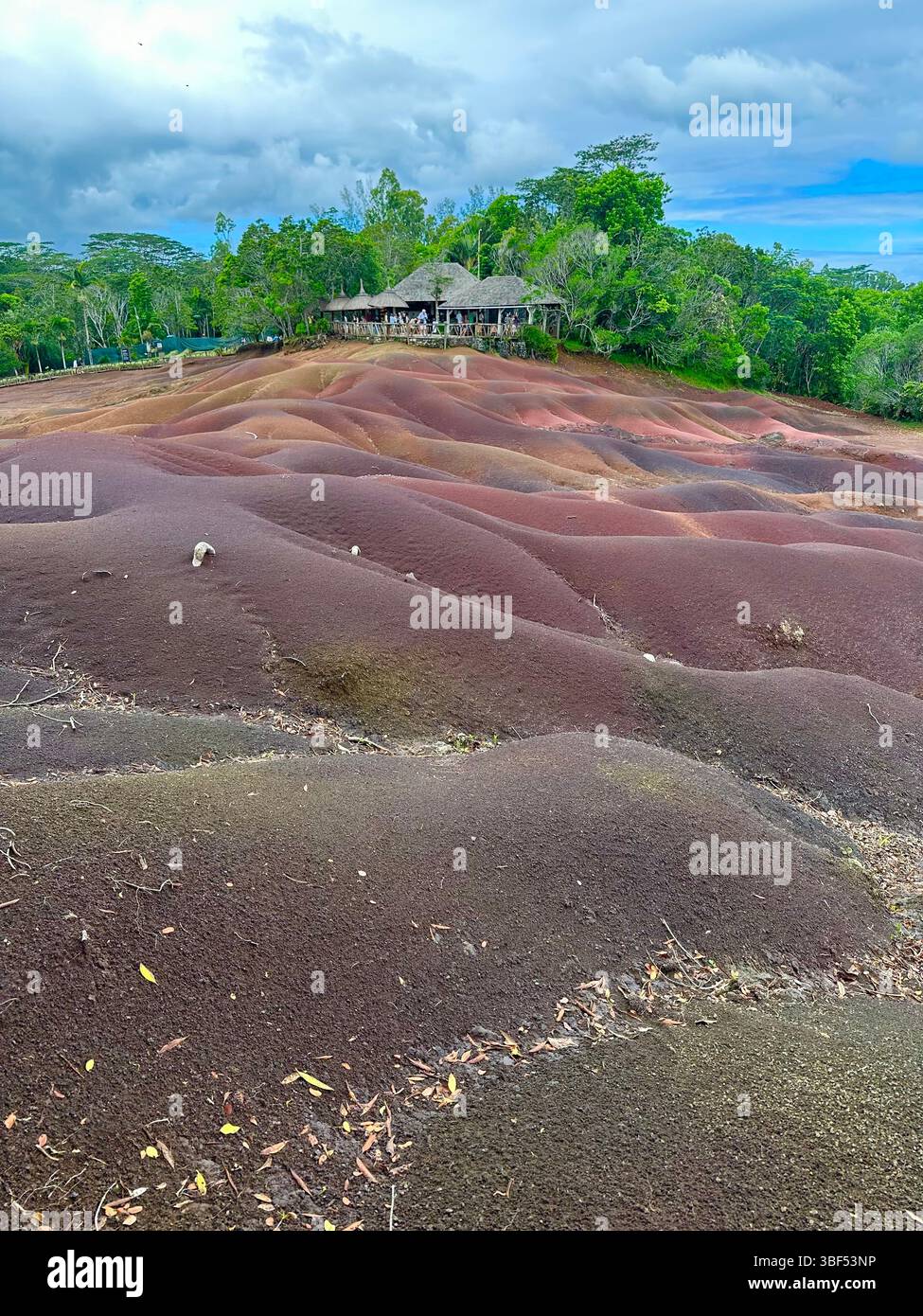 Chamarel Seven Coloured Earth Mauritius Foto Stock