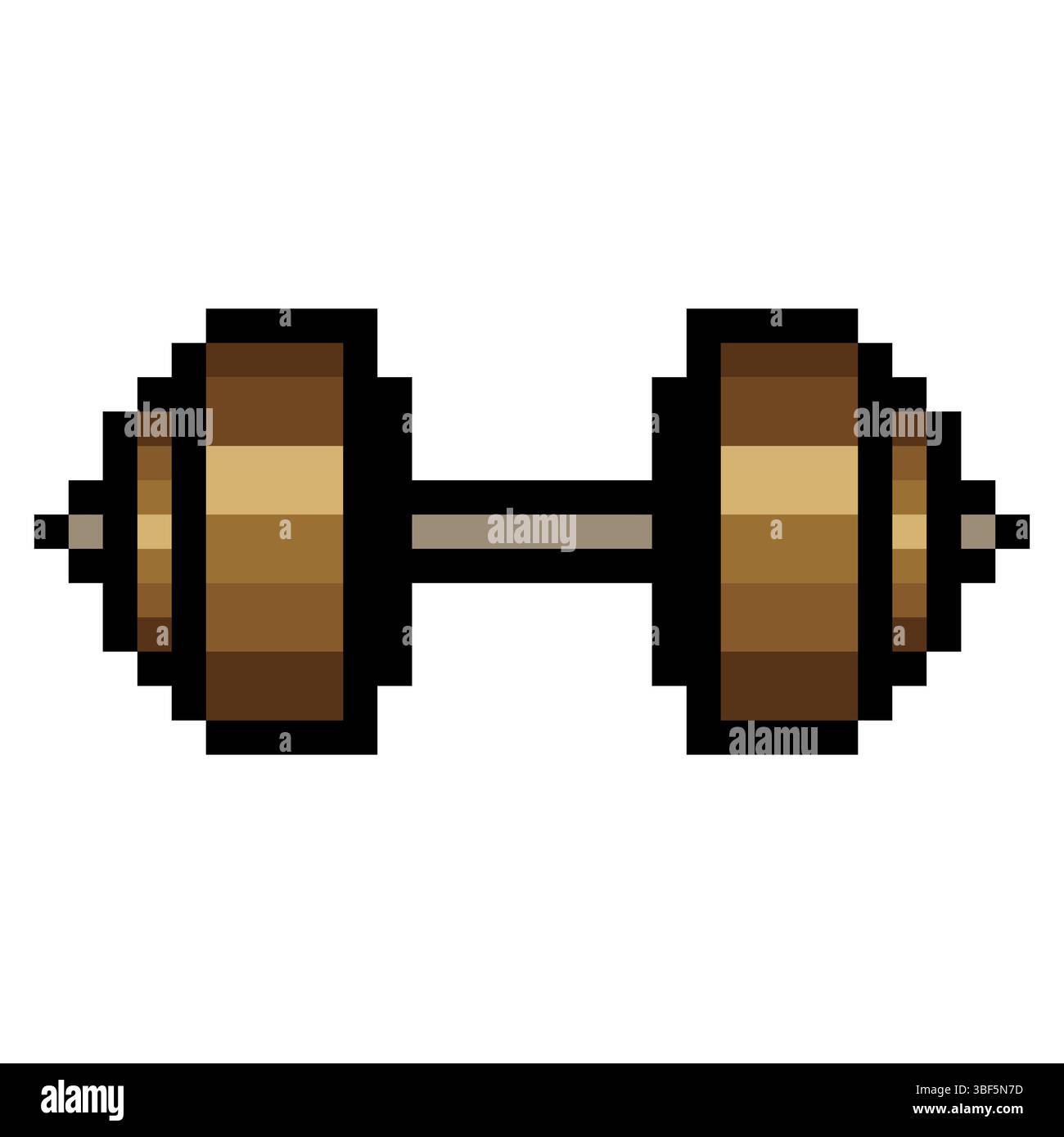 Stupido in stile pixel art Illustrazione Vettoriale