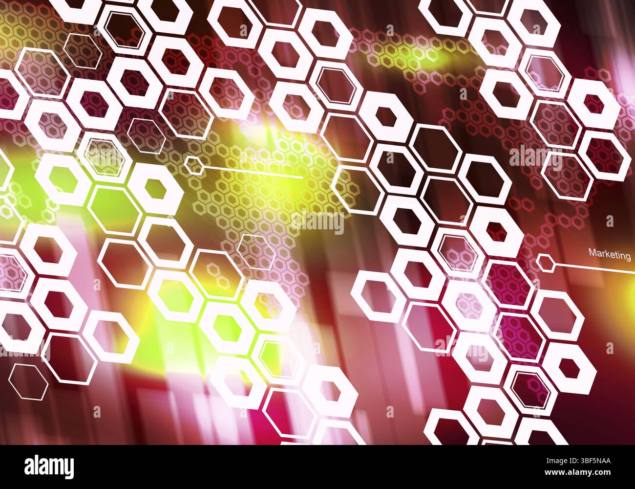 Sfondo digitale immagine presentando moderni concetti di business Foto Stock